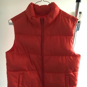 Orange Puffer Vest